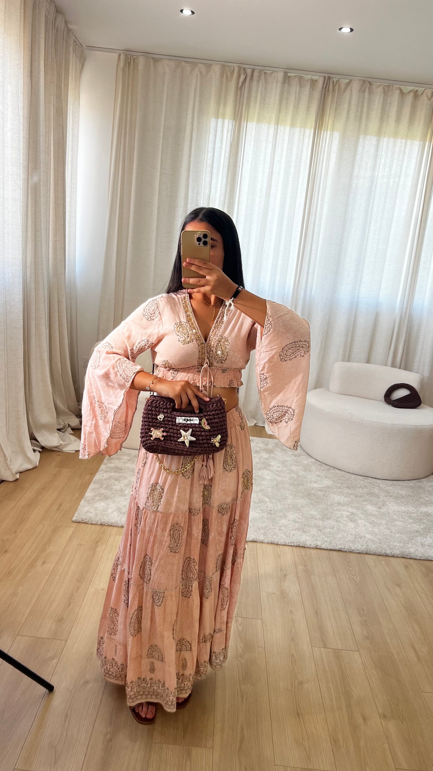 Ensemble jupe ANITA rose