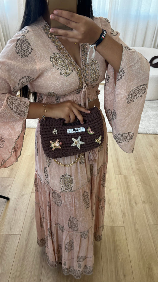 Ensemble jupe ANITA rose